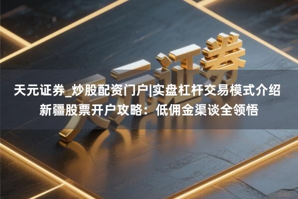 天元证券_炒股配资门户|实盘杠杆交易模式介绍 新疆股票开户攻略：低佣金渠谈全领悟